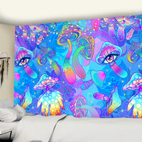 Dream Mushroom Psychedelic Rug Boho Home Decor