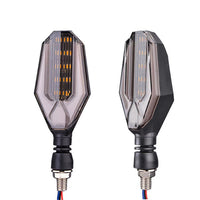 Motorcycle Modified Two-color Light Guide 30LED Steering Indicator Signal