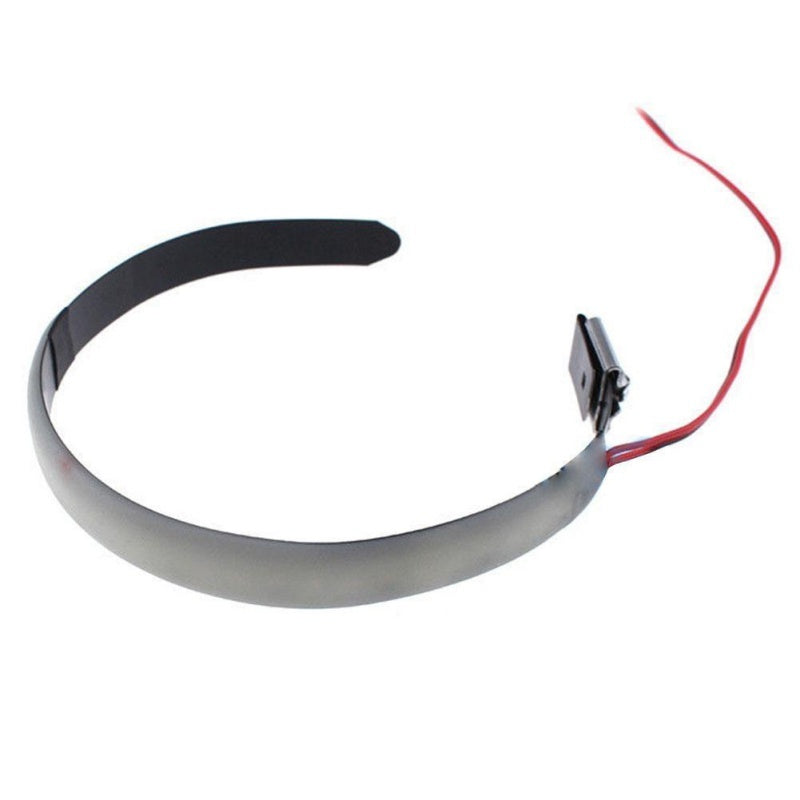 Motorcycle front shock LED ring turn signal