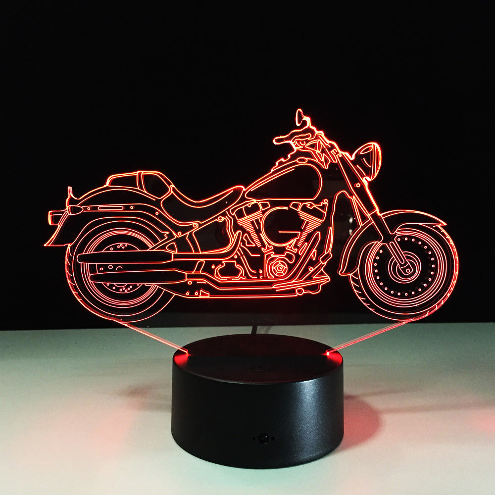 Motorcycle 3D night light