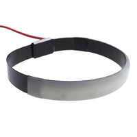 Motorcycle front shock LED ring turn signal