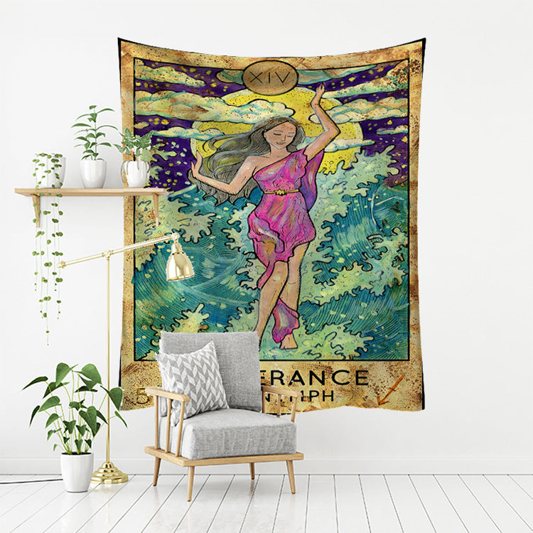 Psychedelic Tarot Series Home Decor Hanging Cloth