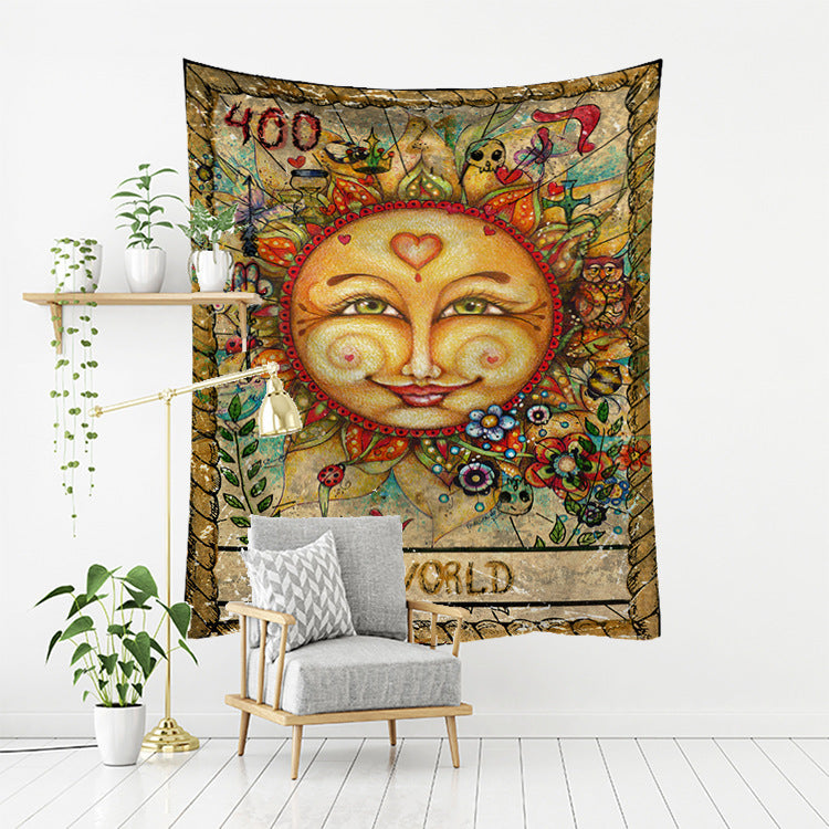 Psychedelic Tarot Series Home Decor Hanging Cloth